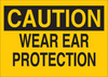 Brady B-302 Polyester Rectangle Yellow Personal Protection Equipment (PPE) Sign - 10 in Width x 7 in Height - Laminated - TEXT: CAUTION - 84798 - 754476-84798 - R. S. Hughes Company, Inc.