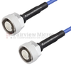 Low PIM 4.1/9.5 Mini DIN Male to 4.1/9.5 Mini DIN Male LSZH Jacketed Cable 0.141 Formable Low PIM Coax in 100 CM and RoHS Compliant - FMC3737951-100CM - Fairview Microwave Inc.