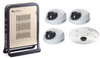 Geovision NVR and 3 Dome IP Cameras and 1 Fisheye