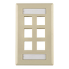 Keystone Faceplates, Frames - FPISIX-I-ND - DigiKey