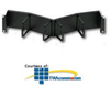 Leviton Angled Horizontal Patch Cord Organizers, 2RU - 4W254-BCM - TelephoneStuff.com