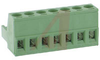 Plug, Terminal Block; 30 to 14 AWG; 7; Horizontal Plug; 12 A; 300 V; M3; 4.5 - 70078302 - Allied Electronics, Inc.
