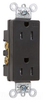 Duplex/Single Receptacle - TR26262-BK - Thomas & Betts Corporation