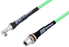 SMA Male Right Angle to N Female Bulkhead Low Loss Test Cable 200 cm Length Using PE-P300LL Coax - PE3C3245-200CM - Pasternack
