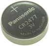 Battery, Lithium, 3V, Coin Cell; Battery Voltage Panasonic Batteries - 15C6561 - Newark, An Avnet Company