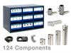 Optical Pillar Posts Kit, 25.4 mm, 124 components, Metric Threads - M-OMK15 - Newport MKS
