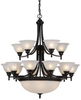 Large Chandeliers-Glass Shade - 58223 - Light Center (The)