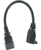 1ft 18 AWG Monitor Power Adapter Cord (NEMA 5-15R to IEC320 C14) -- P7PA-01 - Image