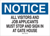 Brady B-555 Aluminum Rectangle White Restricted Area / No Trespassing Sign - 14 in Width x 10 in Height - 40704 - 754476-40704 - R. S. Hughes Company, Inc.