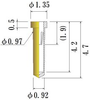 Small Size Socket Pin - NSF0022-GG - JC Cherry, Inc.