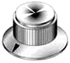 Round Skirted Knob W/ Arrow Ind, 3.175Mm; Shaft Type Ehc (Electronic Hardware) - 88H1838 - Newark, An Avnet Company