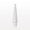 Stepped Connector, White; Male Luer Slip - 41419 - Qosina Corp.