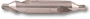 Combined Drill & Countersink -- Double-End Plain Type Hey Drill - Image