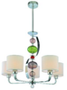 F2385PC Mid. Chandeliers-Drum Shades - 673868 - Capital Lighting, Inc.