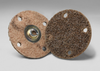 3M Scotch-Brite SC-DM Non-Woven Aluminum Oxide Quick Change Disc - Coarse Grade - 2 in Diameter 4 Vacuum Holes - 64683 - 048011-64683 - R. S. Hughes Company, Inc.