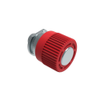 Spring Loaded Plunger, Thread-in, Small Size, Without hold-open feature, Steel, Red - 56-380-013 - Southco