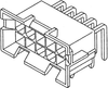 Connector, Header, 24Pos, 2Row, 4.2Mm; Connector Systems Molex - 34H3533 - Newark, An Avnet Company