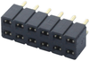Board-To-Board Connector, Dual, Slw Series, Through Hole, Receptacle, 12, 2.54 Mm Rohs Compliant Samtec - 15P2620 - Newark, An Avnet Company