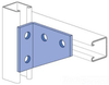 Channel/Strut 90 Deg Angle Plate - P1381 GR - Atkore International