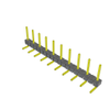 Headers, Male Pins - 612-HTSW-210-25-G-S-RA-ND - DigiKey