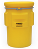 Eagle Yellow High Density Polyethylene 55 gal Spill Containment Drum - 44 3/8 in Height - 25 3/4 (Bottom) in, 31 (Top) in Overall Diameter - 048441-60212 -- 048441-60212 - Image
