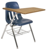 9700 Series Tablet Arm Desk - 9700BR - Jess Crate Furniture