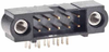 5+5 Pos. Male DIL Horizontal Throughboard Conn. Jackscrews - M80-5301042 - Harwin Plc