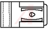Quick Disconnect; Female; Flag; .250X.032 (B-175) - 70111068 - Allied Electronics, Inc.