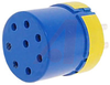 connector comp,insert only,size 24,blueinsul,8 #12 solder cup socket contact - 70141396 - Allied Electronics, Inc.
