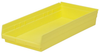 Akro-Mils 513 cu in Yellow Industrial Grade Polymer Shelf Storage Bin - 23 5/8 in Length - 11 1/8 in Width - 4 in Height - 1 Compartments - 30174 YELLOW - 30174 YELLOW - R. S. Hughes Company, Inc.