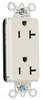 Duplex/Single Receptacle - PT26352-RED - Selecta Products