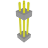 Board Spacers, Stackers (Board to Board) - 612-TW-02-06-S-D-500-050-ND - DigiKey