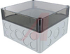 Junction Box; Polystyrene; 7.17 in.; 6.81 in.; 3.54 in.; -40 to 70 degC - 70075323 - Allied Electronics, Inc.