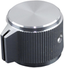 Round Knurled Pointer Knob, 6.35Mm; Shaft Type Ehc (Electronic Hardware) - 88H1825 - Newark, An Avnet Company
