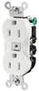 Conn, Mains Rcpt, 15A, 125V, White; Connector Type Hubbell Wiring Devices - 88F4835 - Newark, An Avnet Company