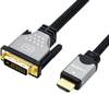 Cable, Dvi-D To Hdmi Plug, Black, 1.5M; Connector To Connector Roline - 58AC5079 - Newark, An Avnet Company