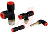 Fitting, plug-in elbow, for 1/4 inch fitting and 1/4 inch OD tube - 70071350 - Allied Electronics, Inc.