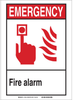 Brady B-401 High Impact Polystyrene Rectangle Fire Safety Sign - 7 in Width x 5 in Height - 120073 - 754473-69764 - R. S. Hughes Company, Inc.