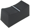Slider Knob W/indicator Line, Black Rohs Compliant Multicomp Pro - 39AH5541 - Newark, An Avnet Company