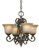 3890-GM4 GB Mini Chandeliers-Glass Shade - 705845 - Capital Lighting, Inc.