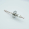 Power Feedthrough, 8000 Volts, 135 Amps, 1 Pin, 0.38″ Molybdenum Conductor, 2.16″ QF / KF Flange - A0220-7-QF - MPF Products, INC.