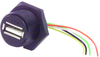 Usb Cable, Type A Rcpt-Free End, 254Mm; Connector A L-Com - 90M2165 - Newark, An Avnet Company