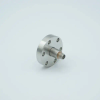 SMA Coaxial Feedthrough, 1 Pin, Grounded Shield, 1.33″ Conflat Flange, Without Air-side Connector - A1911-4-CF - MPF Products, INC.
