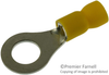 Terminal, Ring Tongue, 5/16In, Yellow; Stud Size - Metric Multicomp Pro - 34P2317 - Newark, An Avnet Company