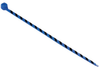 Cable Ties, Striped, 102Mm L, Nylon, Blue/black, 18Lb, Pk50; Cable Tie Material Panduit - 66H2776 - Newark, An Avnet Company