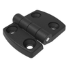 Surface Mount Hinge, 64.5mm size, with Mounting CSK Holes,Polyamide, Black - EH-DHIF-5176 - Southco