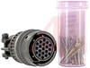 connector,metal circular,str plug w/cable clamp,size 14,19 #20 crimp socket cont - 70143482 - Allied Electronics, Inc.