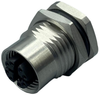 Sensor Conn, M12, 8Pos, Rcpt, Panel; Product Range Norcomp - 62AJ7467 - Newark, An Avnet Company