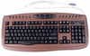 Apevia Multimedia Keyboard & Optical Mouse Combo - Red - 19110 - Xoxide