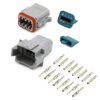 Amphenol Sine Systems AT8PS-CKIT 8-Pin Receptacle & Plug AT Connector Kit -- 40062 - Image